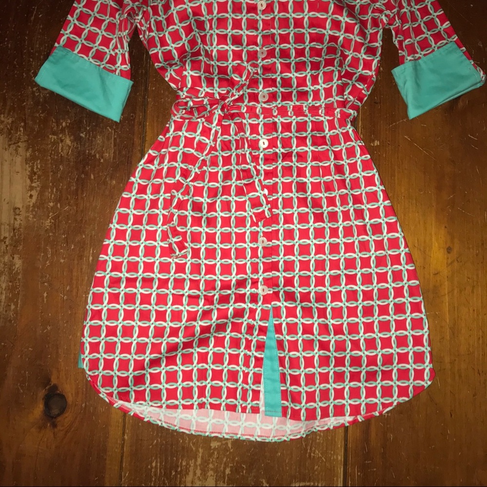 Haley and the Hound Madeline Tailored Shirtdress - Picture 3 of 13